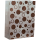 Pungi cadou cartonate cu snur 26x32x10 cm set 12 buc, Adison